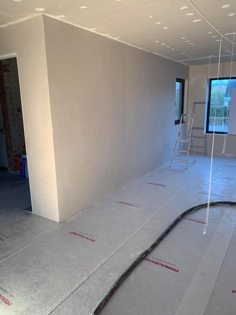Binnen stucwerk woning in Groningen
